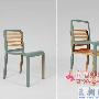 法国设计师Nigro设计的一套椅子，这两个椅子可以重叠 家品_居家装饰