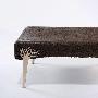 长出来的咖啡桌,碎木屑混合树脂压制成的咖啡桌，工艺 家品_居家装饰