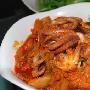 韩国泡菜炒小章鱼(图)－西餐菜谱