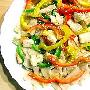 彩椒拌面片（图）－特色菜谱