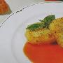 猪脚饼配红椒汁（图）－西餐菜谱