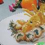 兔肉卷配奶油草菇汁(图)－西餐菜谱