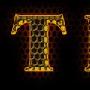 Photoshop文字特效实例：黄金龙鲮字