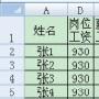 让Excel按人头打印出工资条