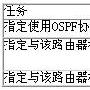 OSPF协议配置