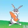 Photoshop鼠绘教程：绘制抱着胡萝卜的小兔子(1)