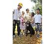 看警犬表演 孩子拍手叫好（图） 动物世界