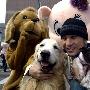 台北举行宠物嘉年华 猪狗和睦相处（图） 动物世界