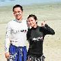 Selina受伤前与未婚夫张承中(资料图)      selina牵未 明星_娱乐报道