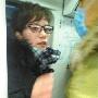 组图：实拍海清下班高峰挤地铁遭围观拍照