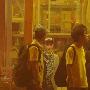 刘若英与友人吃火锅 老公同行陪伴(图)