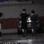 组图：胡可沙溢恩爱亮相 公寓地库同进同出