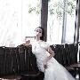 Lee Yu-ri自曝婚纱照 白色新娘美艳动人(组图)