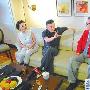 周立波携妻子拜访李敖：我经常用你的段子(图)