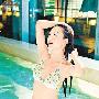 温碧霞定时下水游出线条 坚持运动保青春(图)