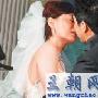 陈德容与小开完婚暂不隐退 穿婚纱吻夫婿(组图)