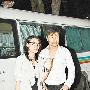 蒙嘉慧驾驶郑伊健座驾出车祸 人未受伤车被毁