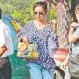 赵薇携老公爱女台北游玩 大开吃戒呼泪崩(组图)