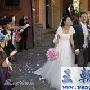 莫文蔚佛罗伦萨完婚 新人轻吻显浪漫(组图)