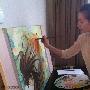 董洁微博晒画称6岁挑战人体素描是误传(图)