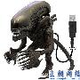 拿来吓吓老板好了，就用这个会发光吐舌的异形USB怪玩意吧