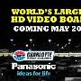 Panasonic 和夏洛特的 Lowe's 賽道合力打造世界最大的 HD 電視