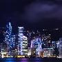 维多利亚港的夜景 香港美景高清图赏