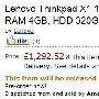 联想ThinkPad X1亚马逊公布，约1.2万人民币起