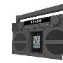 iHome 的 iP4 底座扬声器，有如从动画游戏中蹦出的复古造型喇叭