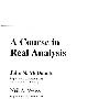 《实分析教程》(A Course in Real Analysis )英文影印版[DJVU]