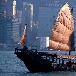 香港-帆船 自然风光 风景图片
