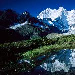 西藏康雄冰川 自然风光 风景图片