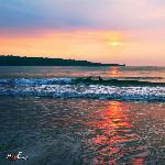 巴厘岛金巴兰夕阳海滩【】图片 自然风光 风景图片