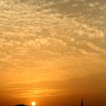 夕阳尽染“保俶塔”图片 自然风光 风景图片