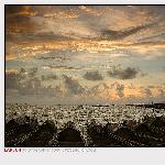 渔港黄昏图片 自然风光 风景图片