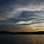 西湖落日图片 自然风光 风景图片