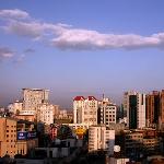 城市黄昏图片 自然风光 风景图片