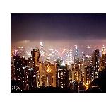 雾夜香江图片 自然风光 风景图片