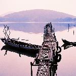 湖畔·远山图片 自然风光 风景图片