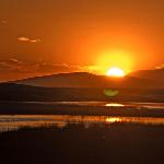 新疆的日落图片 自然风光 风景图片