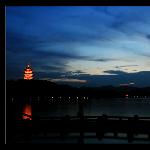 西湖之湖光夜幕图片 自然风光 风景图片
