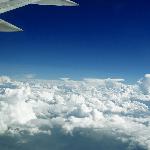旅游自拍-机翼下的天空图片 自然风光 风景图片