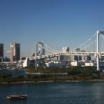 日本东京湾彩虹桥掠影图片 自然风光 风景图片