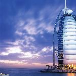 迪拜七星级酒店BurjAlArab高清写真图片 自然风光 风景图片