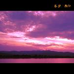 长沙  湘江  晚霞图片 自然风光 风景图片