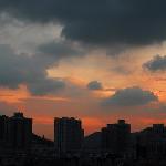 广州上空的霞光(一)图片 自然风光 风景图片