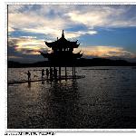 西湖夕阳图片 自然风光 风景图片