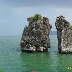 海上浪漫"跨越之旅"------海上桂林(斗鸡石图片 自然风光 风景图片