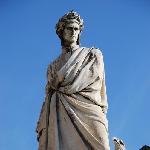 意大利但丁雕像图片 自然风光 风景图片
