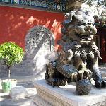 北京 法源寺铜狮子图片 自然风光 风景图片